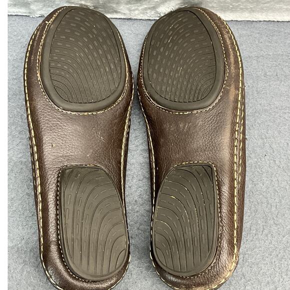 Naturalizer Levity Brown Bow Leather Slip On Comfort Driving Loafer Women 7.5 - Picture 7 of 8